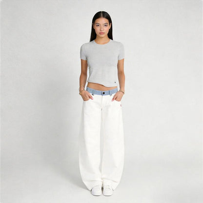 Navy Stripeband Jodie Jeans