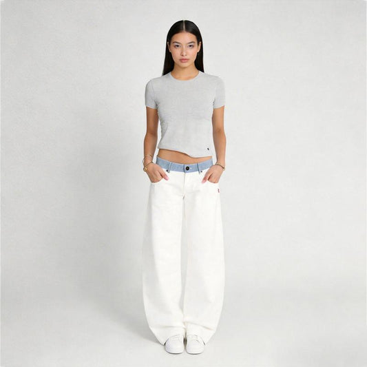 Navy Stripeband Jodie Jeans