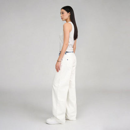 Navy Stripeband Jodie Jeans