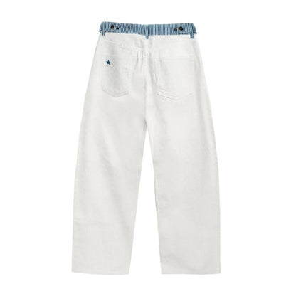 Navy Stripeband Jodie Jeans