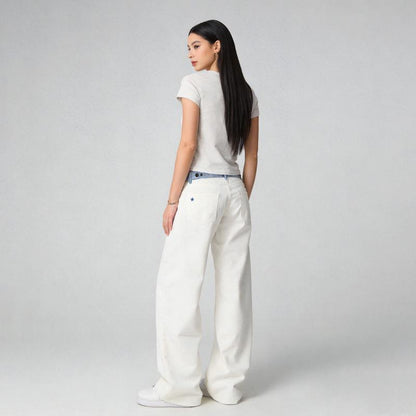 Navy Stripeband Jodie Jeans